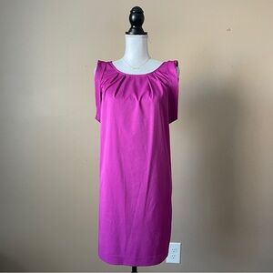 NY & CO | Magenta Capped Sleeve Mod Shift Dress Sz XS